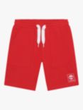 Timberland Kids' Plain Jersey Shorts, Rouge Orange
