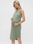 Mamalicious Evia Sleeveless Maternity Dress, Green