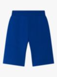 BOSS Kids' Logo Bermuda Shorts, Bleu Royal