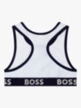 HUGO BOSS Kids' Abstract Under Top Crop Top, Light Sky