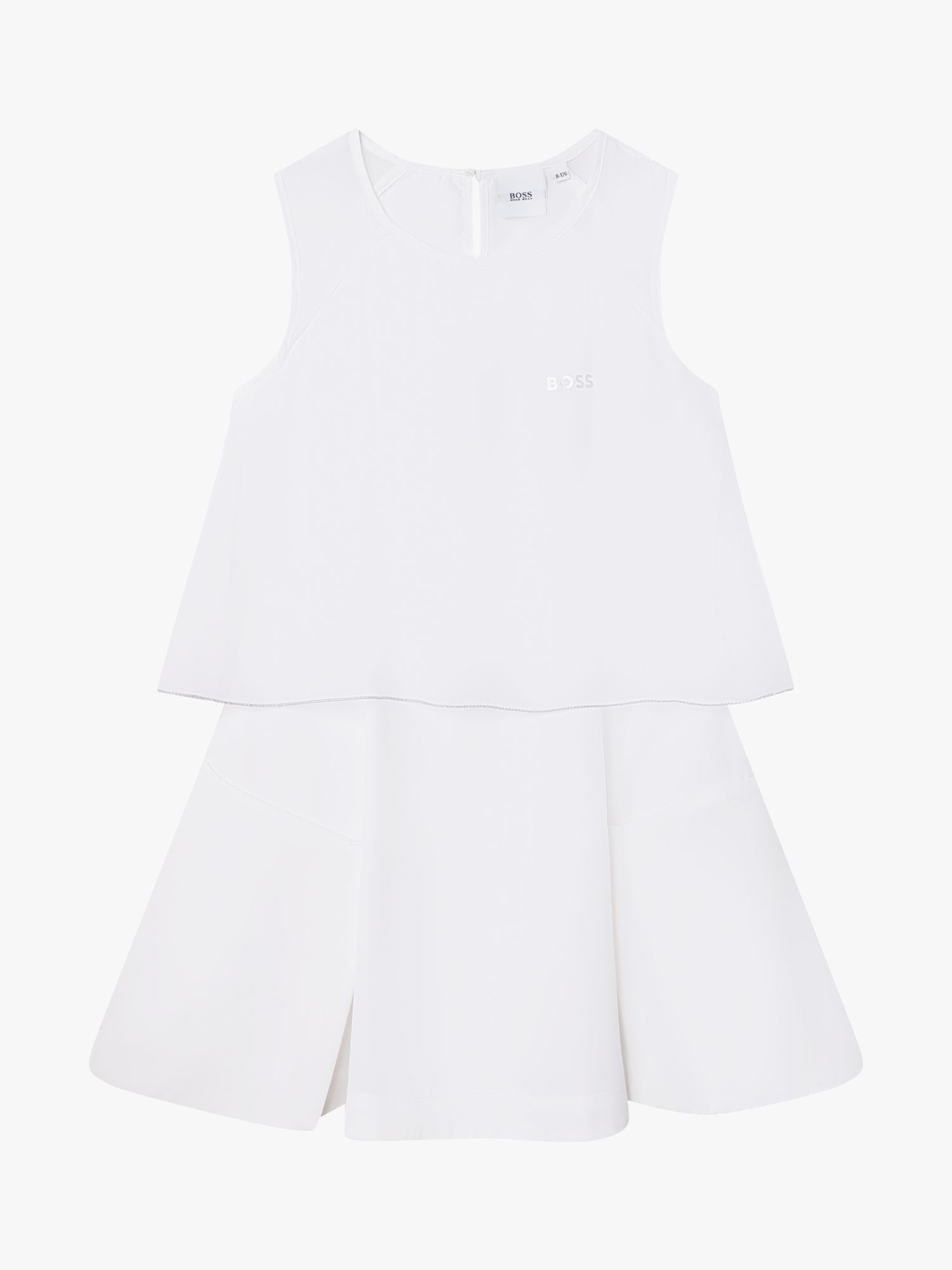 HUGO BOSS Kids' Logo Sleeveless Dress at John Lewis & Partners