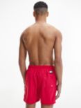 Tommy Hilfiger Recycled Nylon Flag Swim Shorts, Primary Red