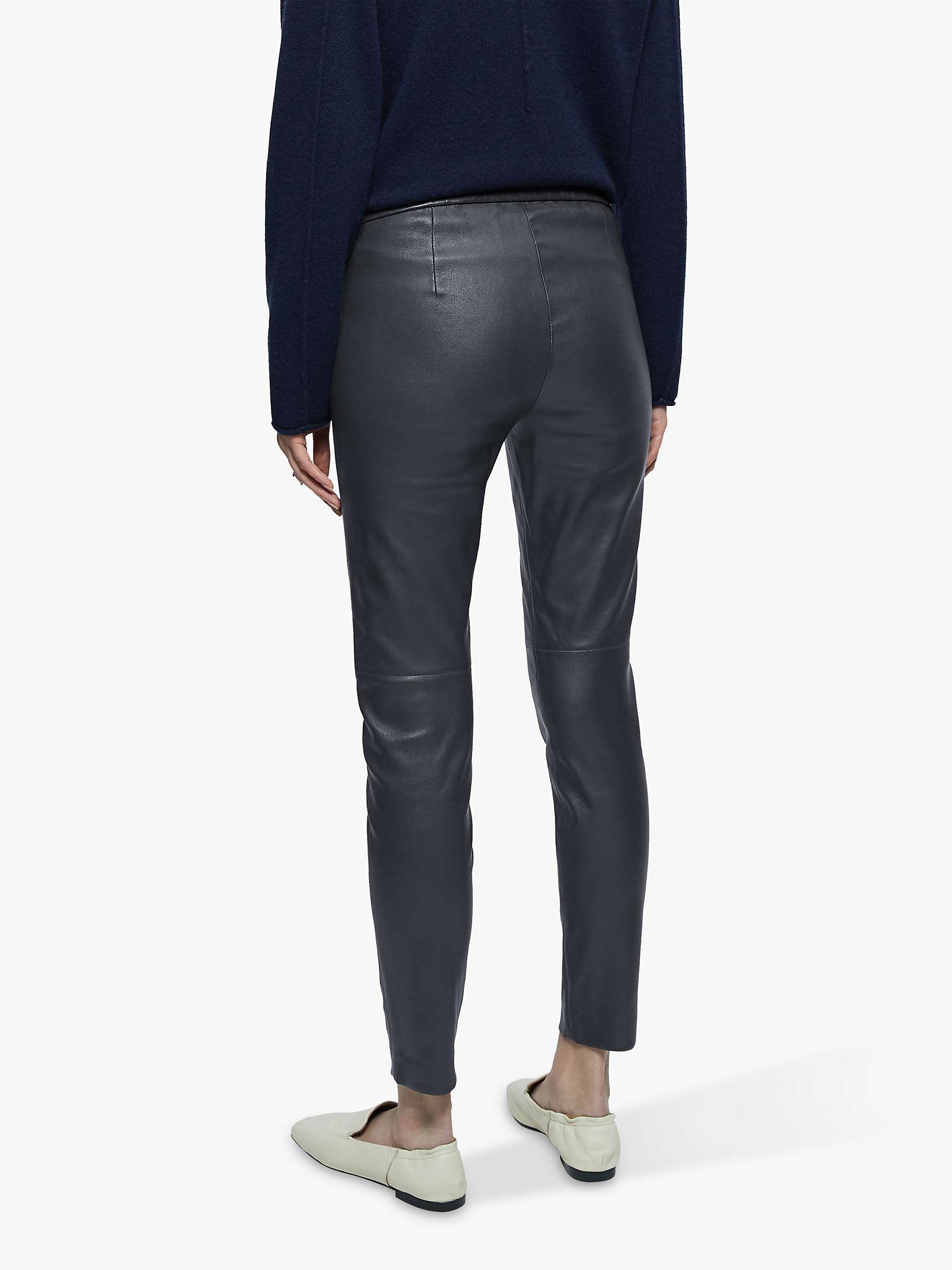 Buy Jigsaw Stretch Leather Leggings Online at johnlewis.com