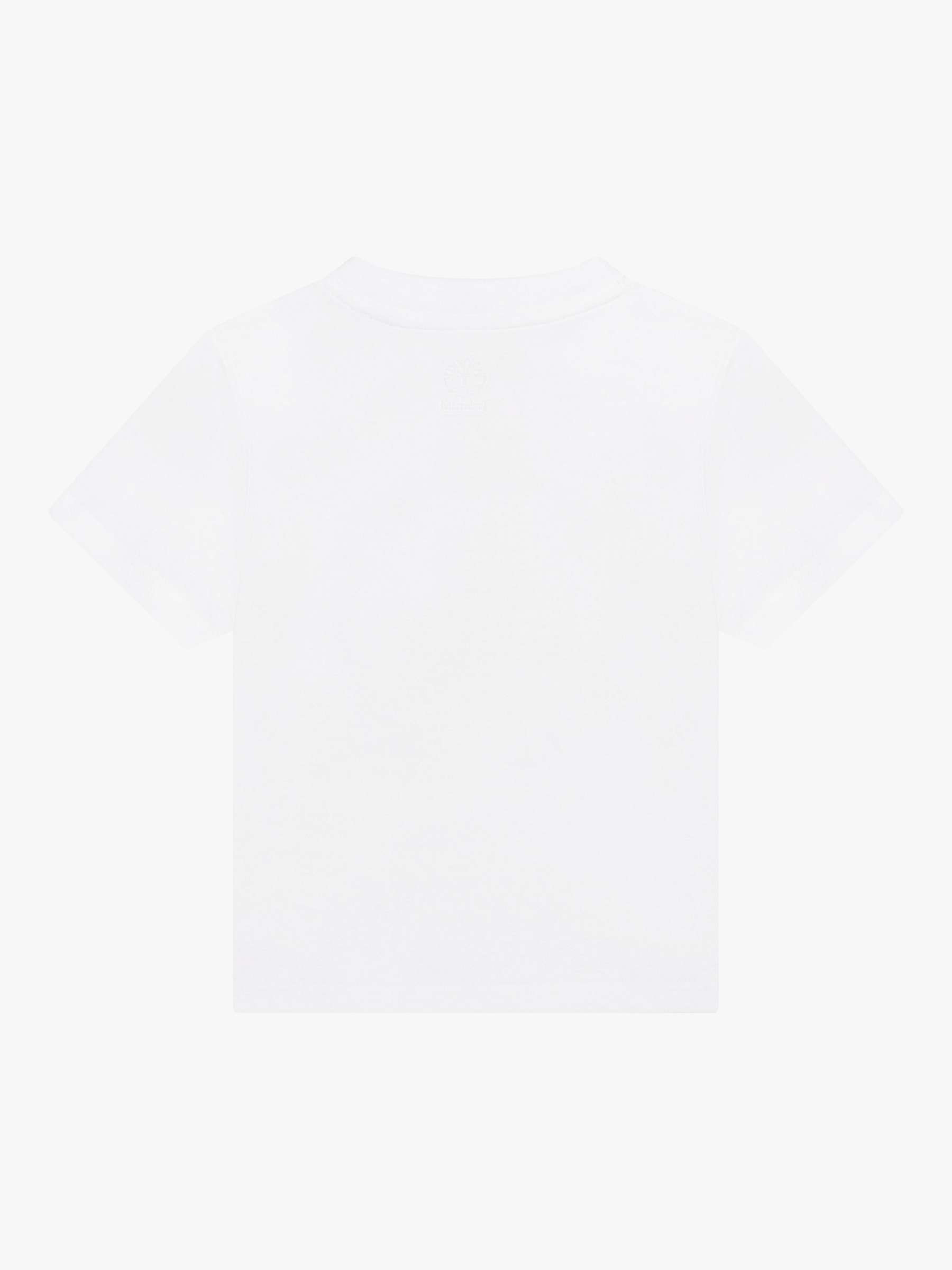 Buy Timberland Baby Graphic Logo Print T-Shirt, Blanc Online at johnlewis.com