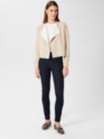 Hobbs Darcy Knitted Jacket, Stone Ivory