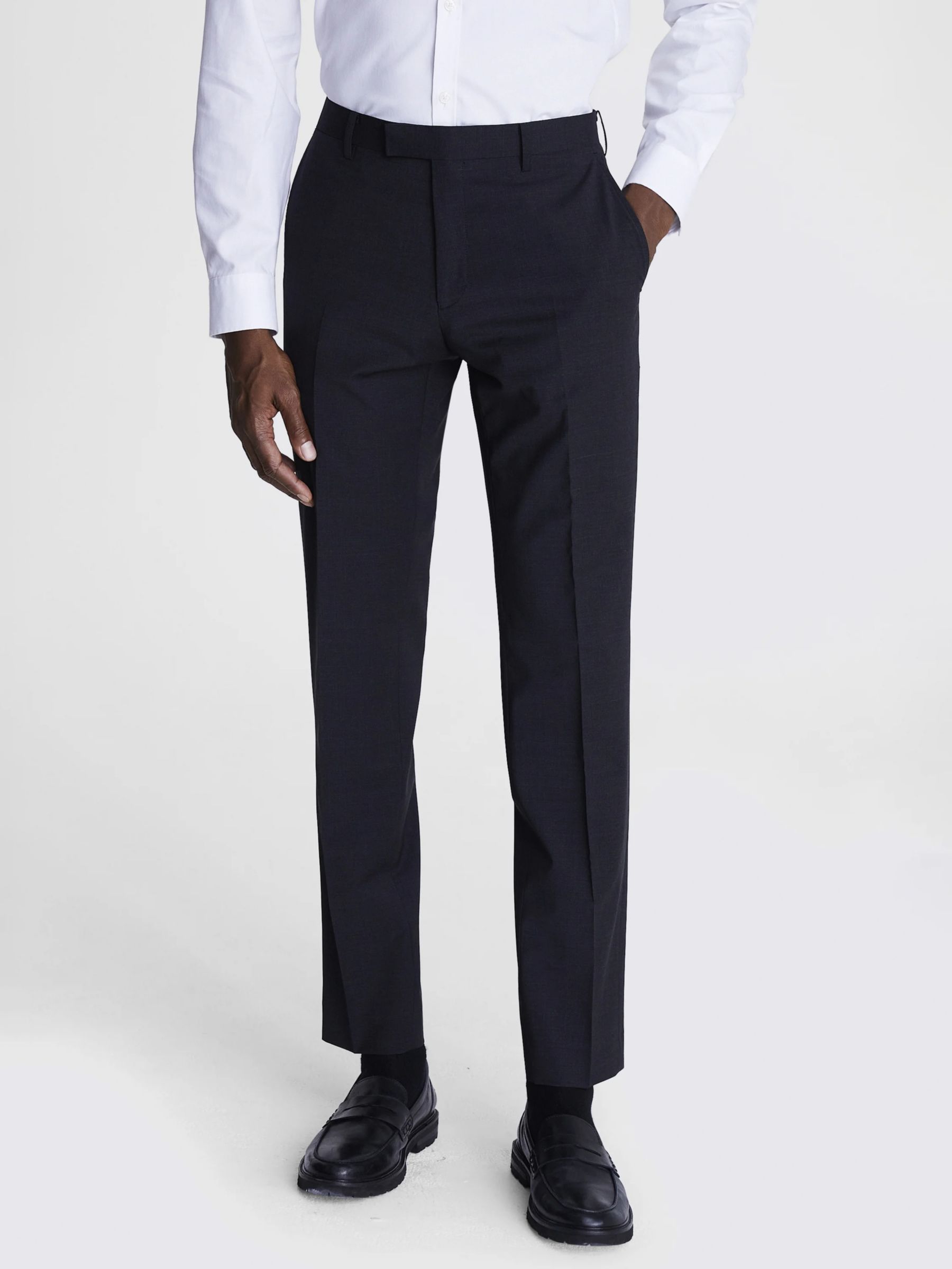Moss Performance Tailored Suit Trousers at John Lewis & Partners