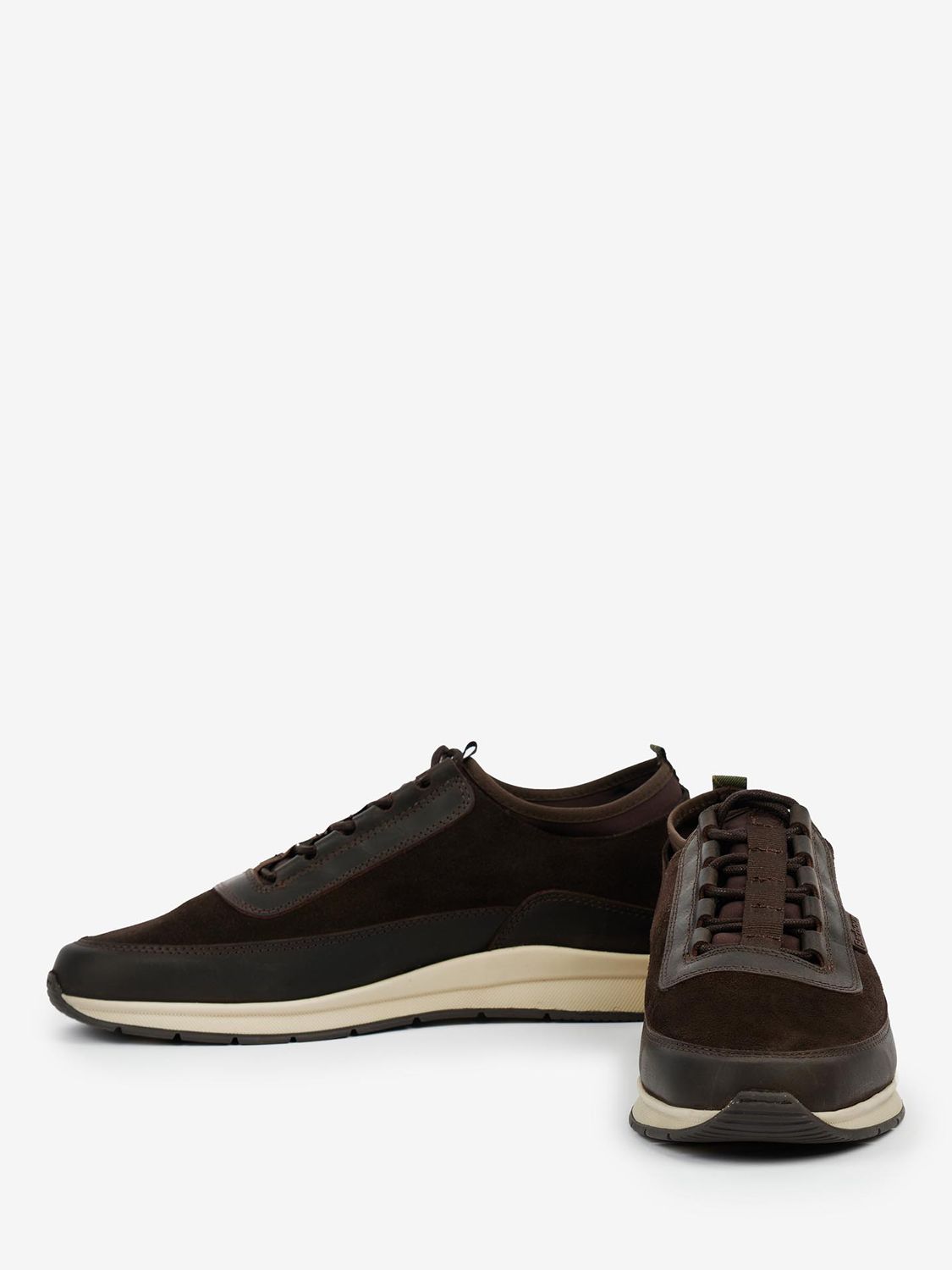 Barbour Cooper Leather Lace Up Trainers