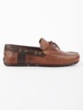 Barbour Clark Leather Loafers, Dark Brown