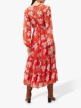 Phase Eight Philippa Floral Midi Dress, Saffron/Multi