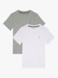 Tommy Hilfiger Kids' The Original Plain Logo T-Shirts, Pack of 2