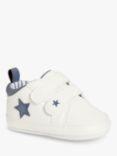 John Lewis Baby Star Trainers, White