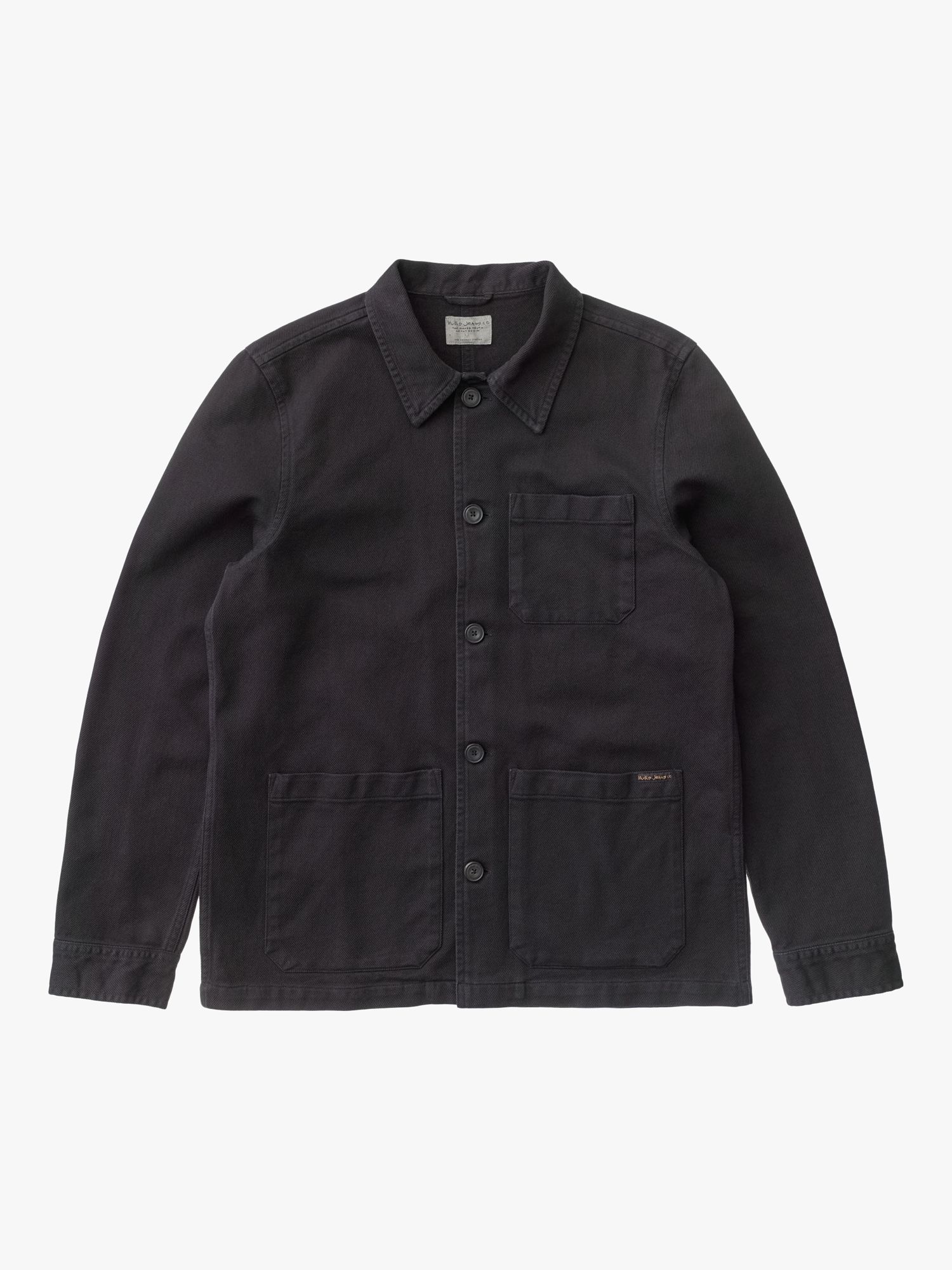Nudie Jeans Barney Worker Jacket, Black, S