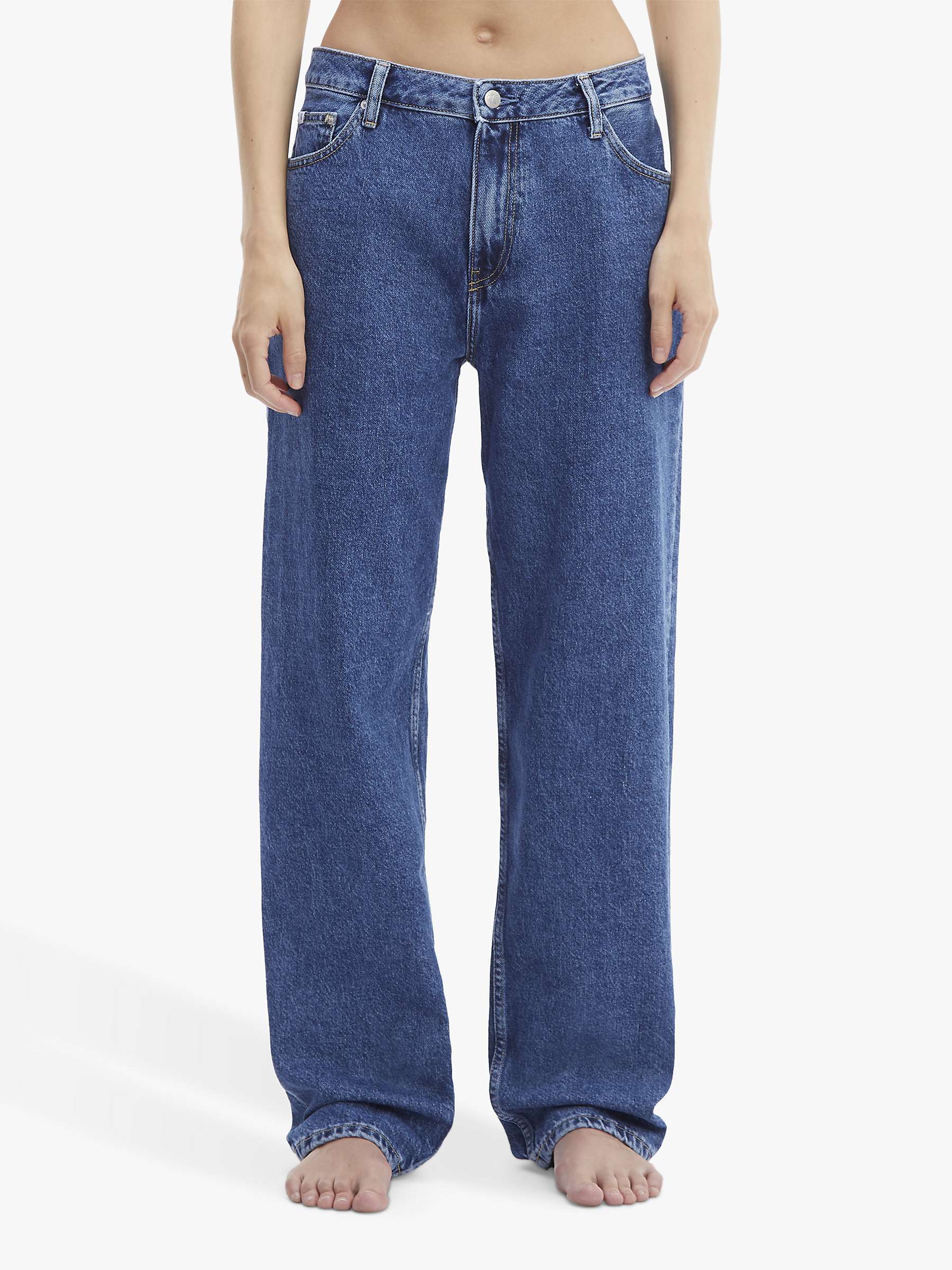 Buy Calvin Klein 90s Straight Leg Jeans Online at johnlewis.com
