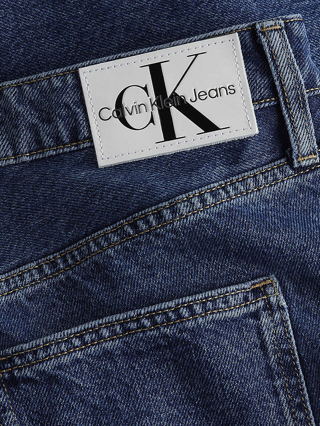 Calvin Klein 90s Straight Leg Jeans, Medium Denim