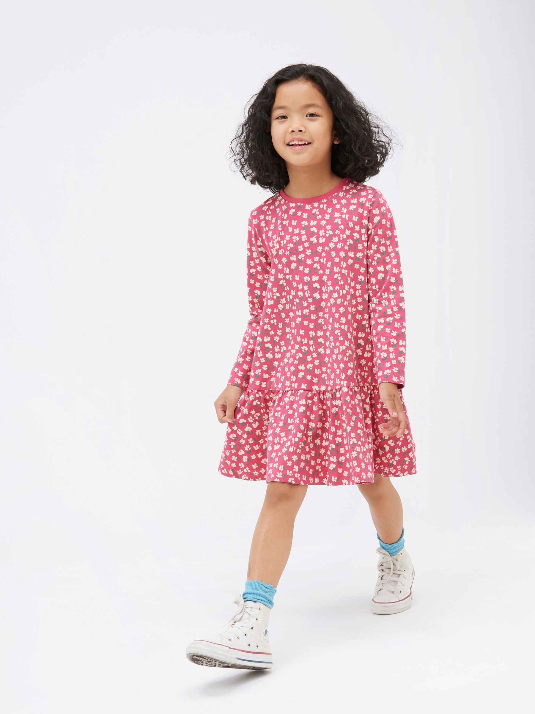 New Girls Dotted Party Dress in Pink Orange  8-9 9-10 10-11 Years 