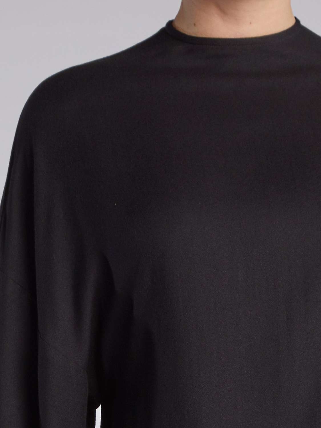 Buy Aab Dolmen Flared Sleeve Top, Black Online at johnlewis.com
