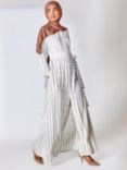 Aab Shima Striped Maxi Dress, White/Multi