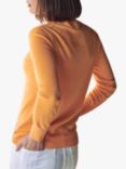 Pure Collection Cashmere Crew Neck Jumper, Apricot