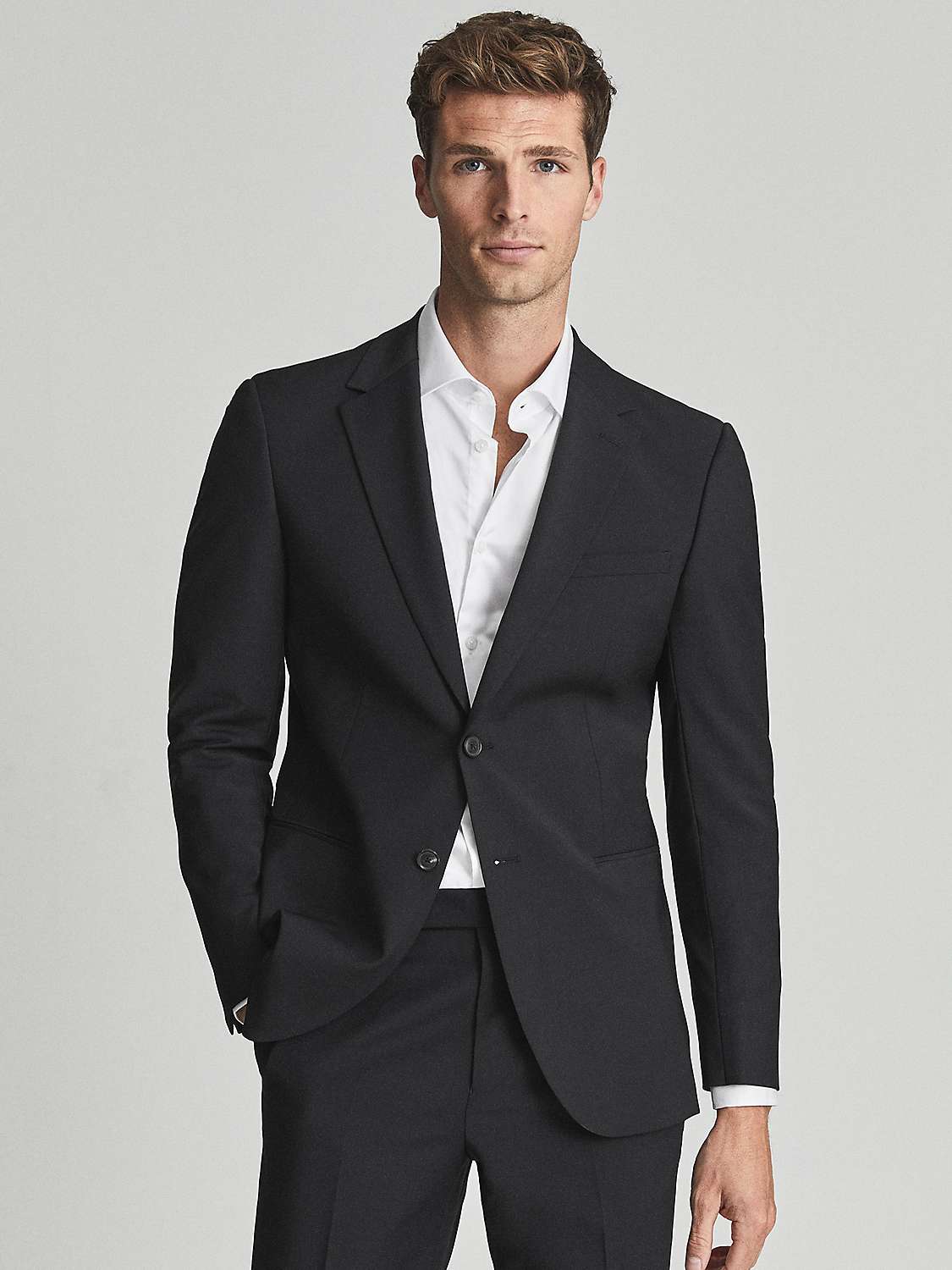 Buy Reiss Remote Shirt, White Online at johnlewis.com