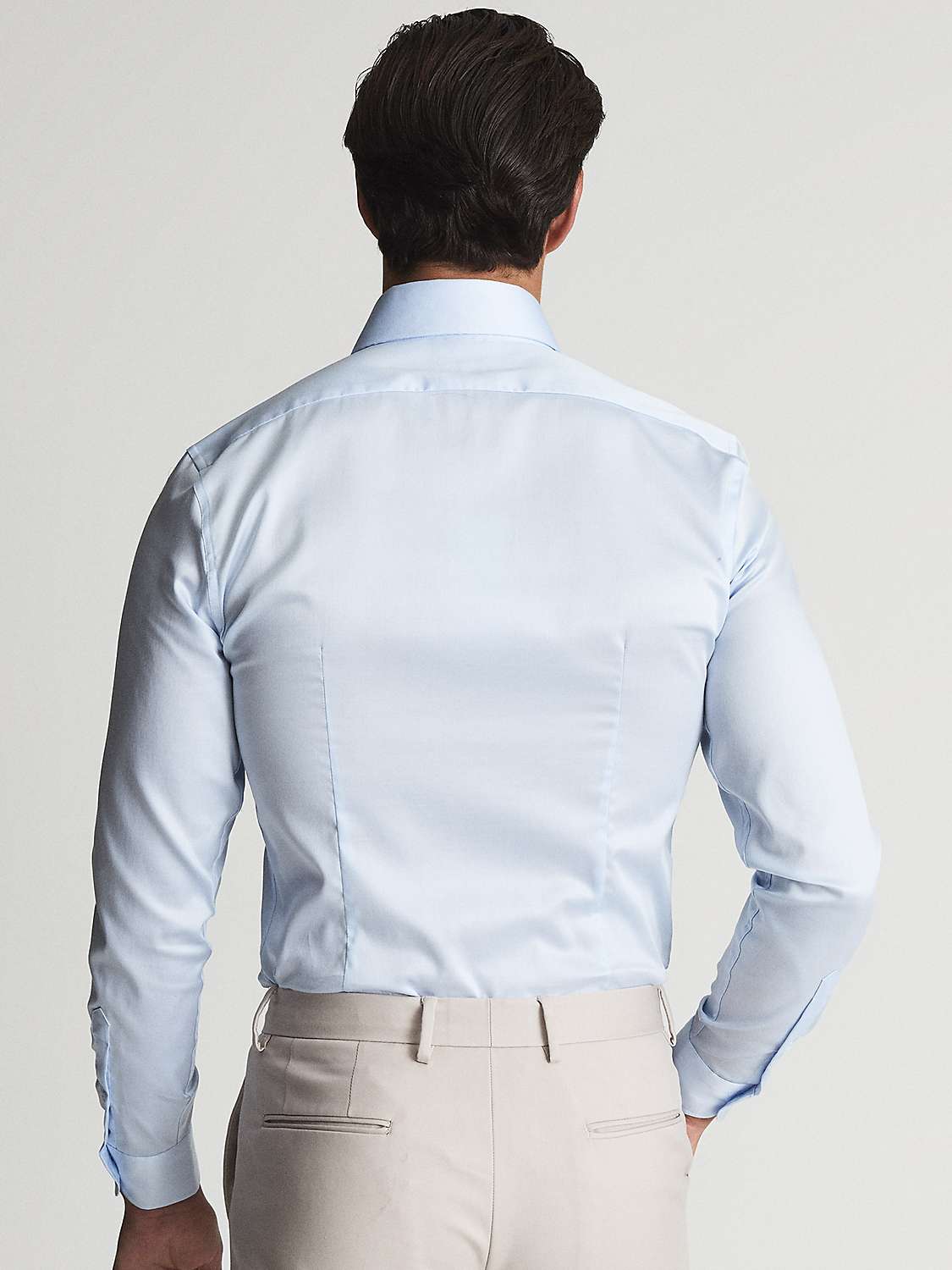 Buy Reiss Frontier Stretch Satin Cotton Slim Fit Shirt Online at johnlewis.com