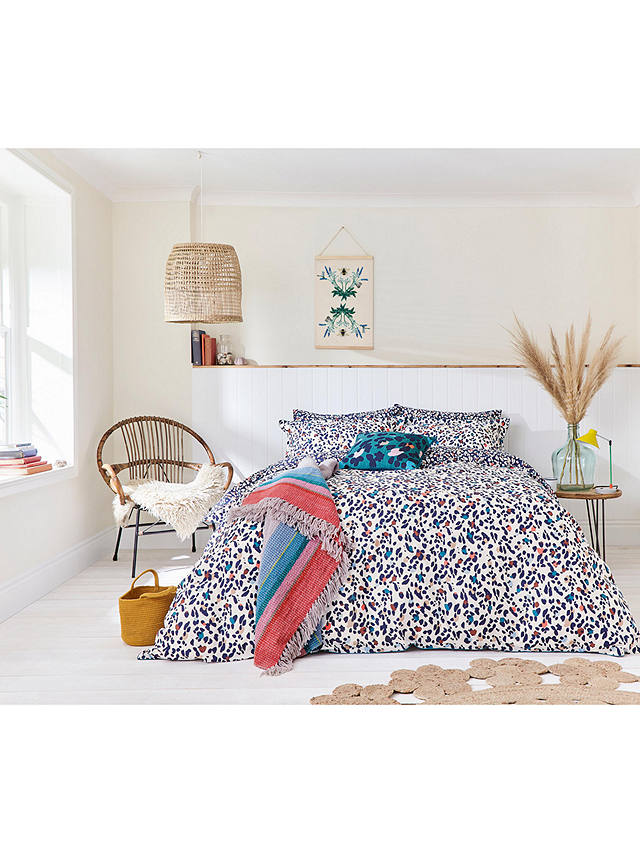 Joules Lynx Leopard Duvet Cover Set, How To Sew A Duvet Cover With Piping