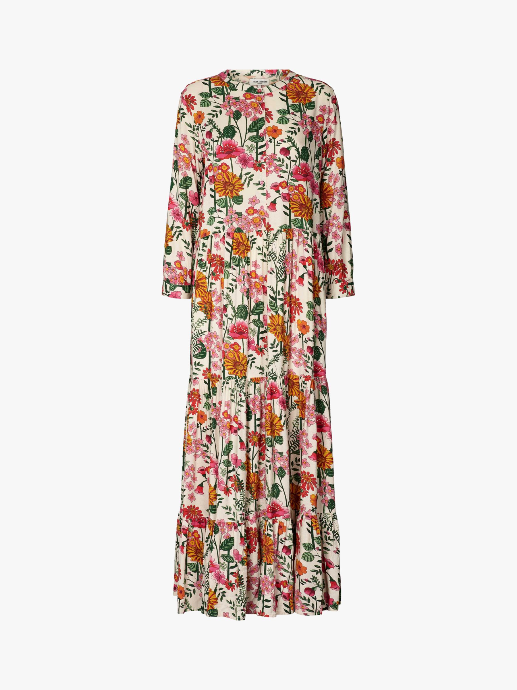 Lollys Laundry Nee Floral Tiered Maxi Dress, Multi at John Lewis & Partners