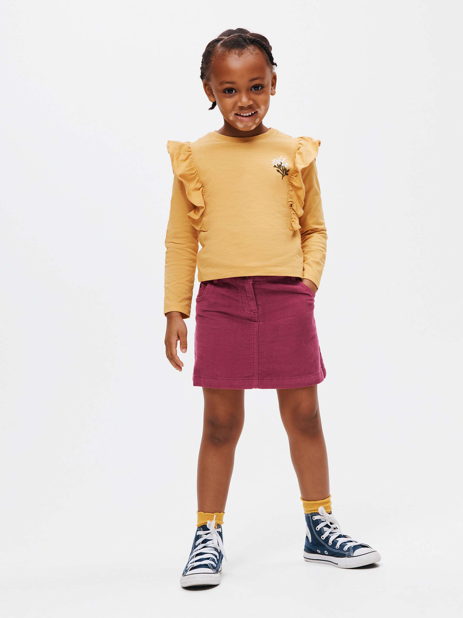 Buy John Lewis Kids' Plain Corduroy Skirt Online at johnlewis.com