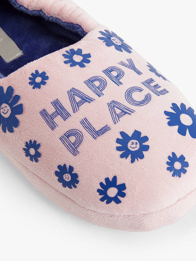 John Lewis ANYDAY Kids' Happy Place Slippers