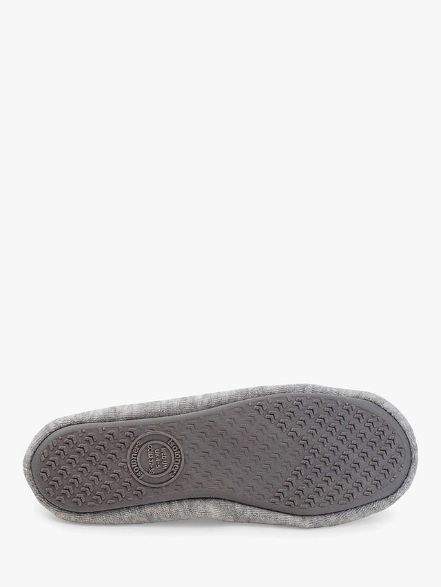totes Terry Ballerina Slippers, Grey