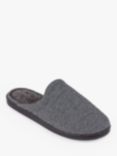totes Waffle Mule Slippers, Charcoal