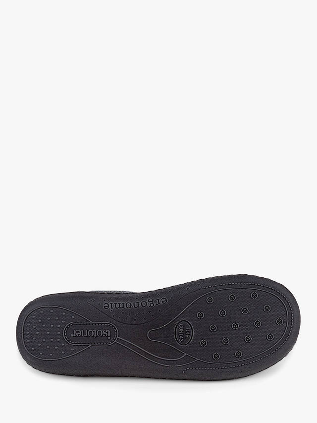 totes Waffle Mule Slippers, Charcoal
