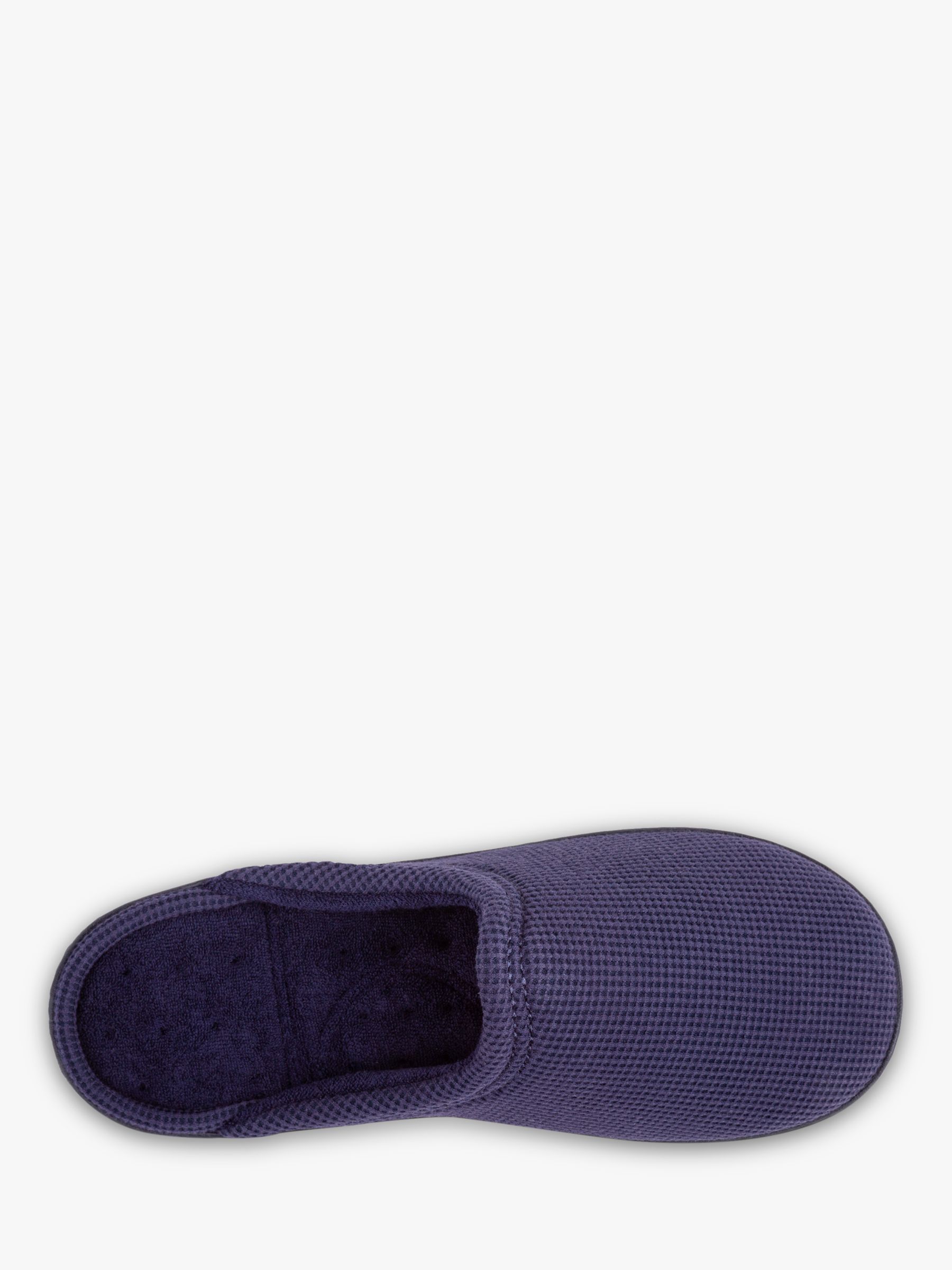 totes Waffle Mule Slippers, Navy, 8