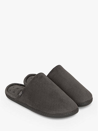 totes Airtex Suedette Mule Slippers, Grey