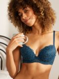 John Lewis ANYDAY Loreli Lace Padded Bra, Pack of 2