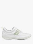 Hotter Leanne II Wide Fit Lace Up Trainers, White/Cucumber