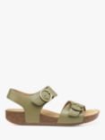 Hotter Tourist Wide Fit Leather Double Buckle Sandals