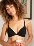 John Lewis ANYDAY Robyn Non Wired Bra, Pack of 2, Black/Black