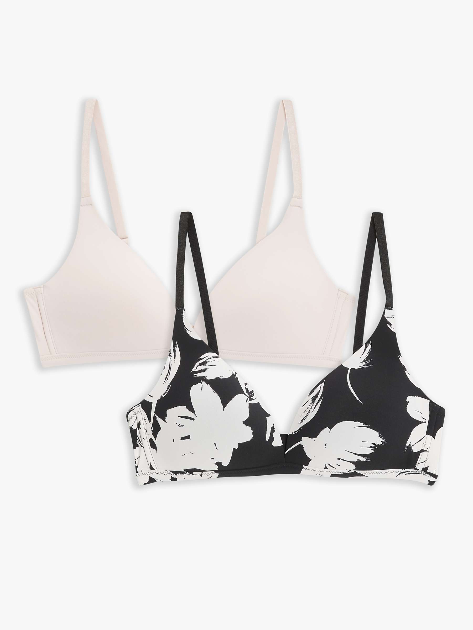 Buy John Lewis ANYDAY Robyn Non Wired Bra, Pack of 2 Online at johnlewis.com