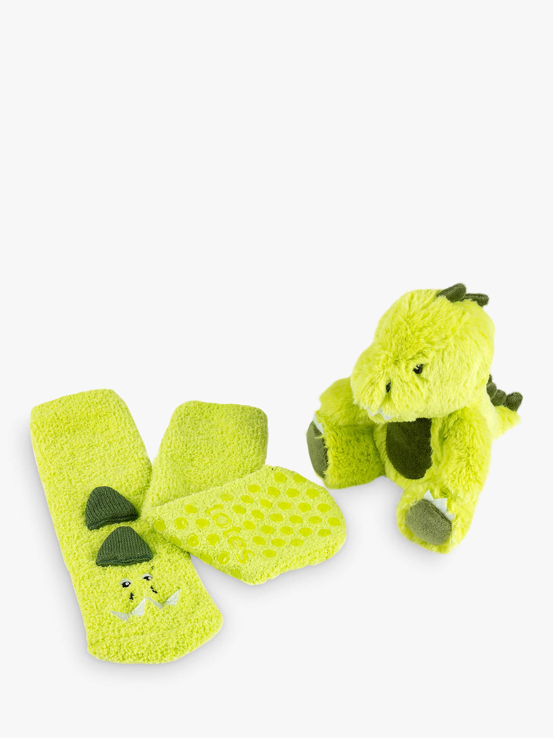 Buy totes Kids' Dinosaur Slipper Socks & Super Soft Plush Gift Set Online at johnlewis.com