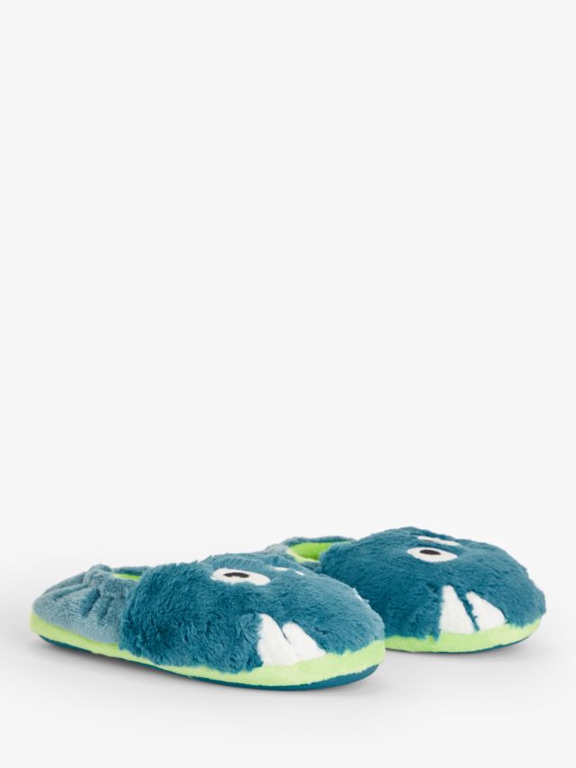 Green hot sale monster slippers