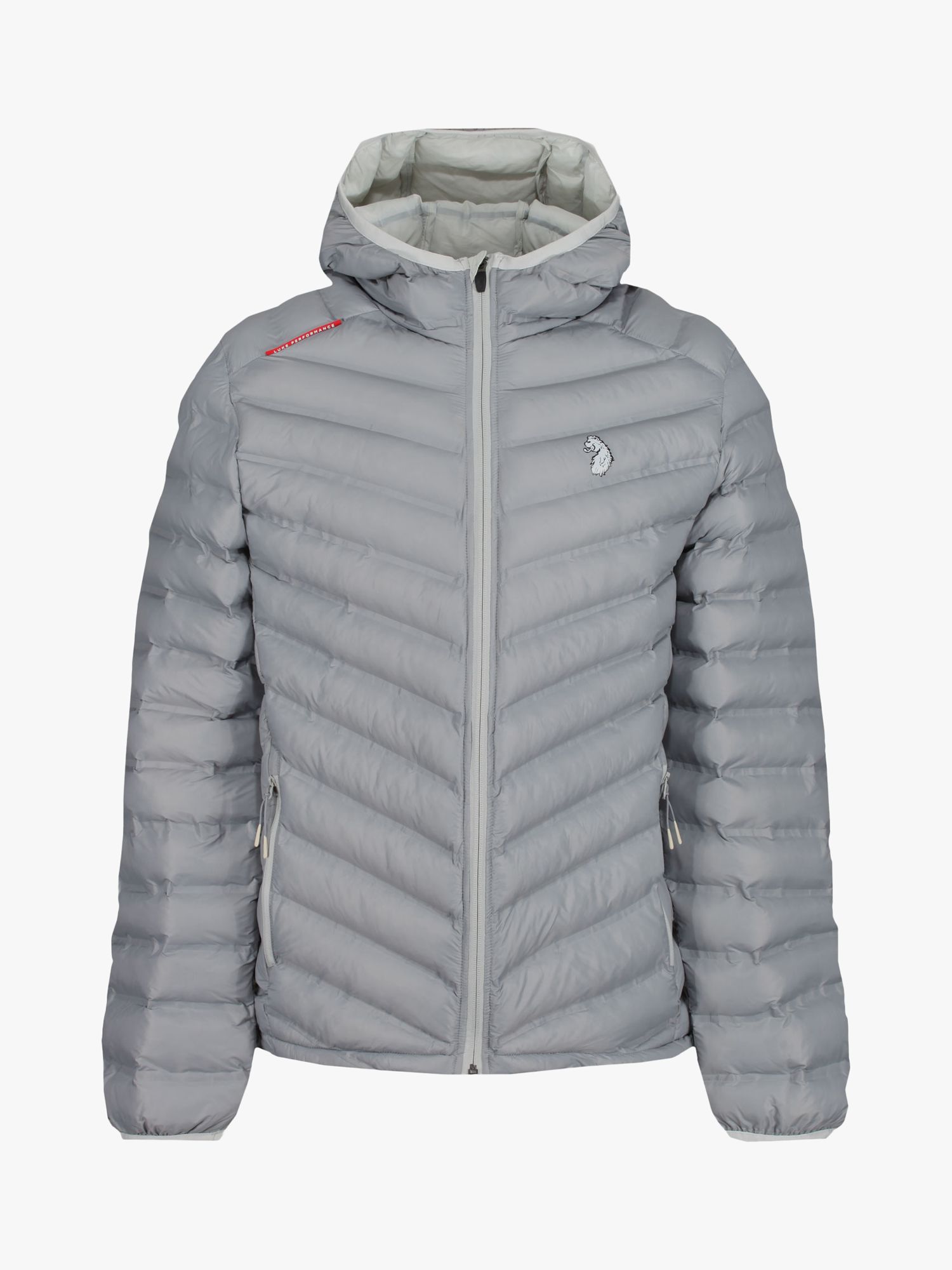 LUKE 1977 Wordly Quilted Jacket, Silver at John Lewis & Partners