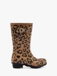 Hunter Children's Hybrid Leopard Print Wellington Boots