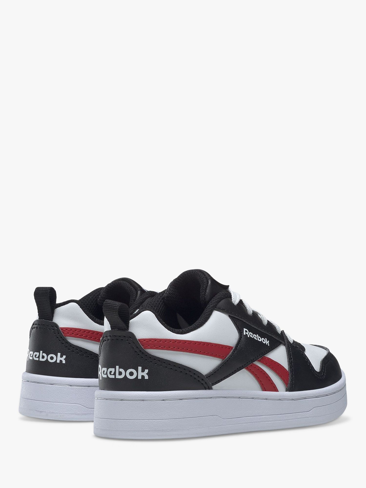 Reebok Kids' Royal Prime 2 Trainers, Core Black/Cloud White/Vector Red ...