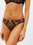 AND/OR Coralie Embroidered Floral Bikini Knickers
