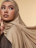 Aab Premium Jersey Hijab, Bisque