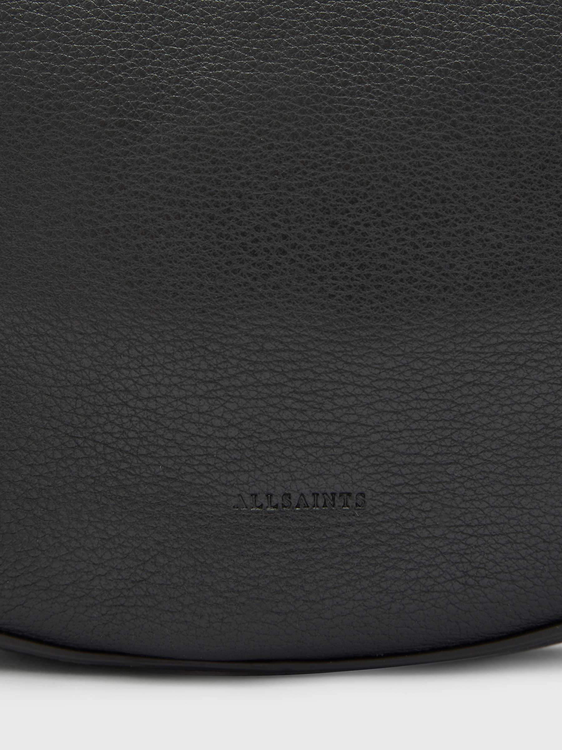 Buy AllSaints Half Moon Leather Cross Body Bag Online at johnlewis.com