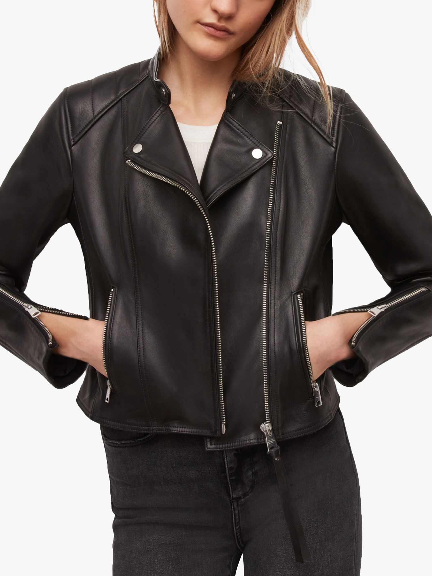 AllSaints Neve Leather Biker Jacket