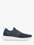 Hush Puppies Elevate Leather Trainers, Navy