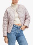 Mango Carrot Quilted Jacket