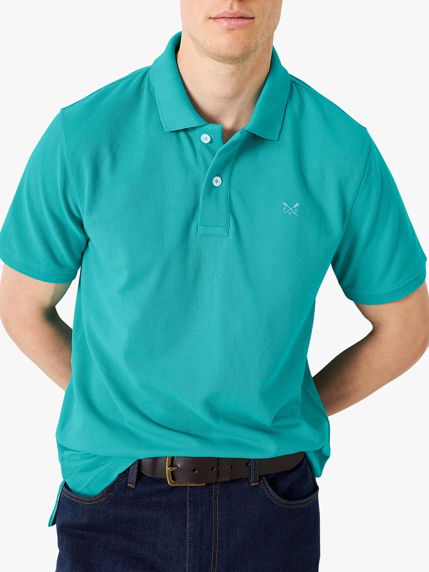 Crew Clothing Ocean Short Sleeve Polo Top